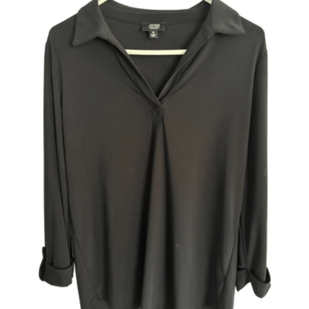 Black Jersey Knit Women's Top - Jones New York